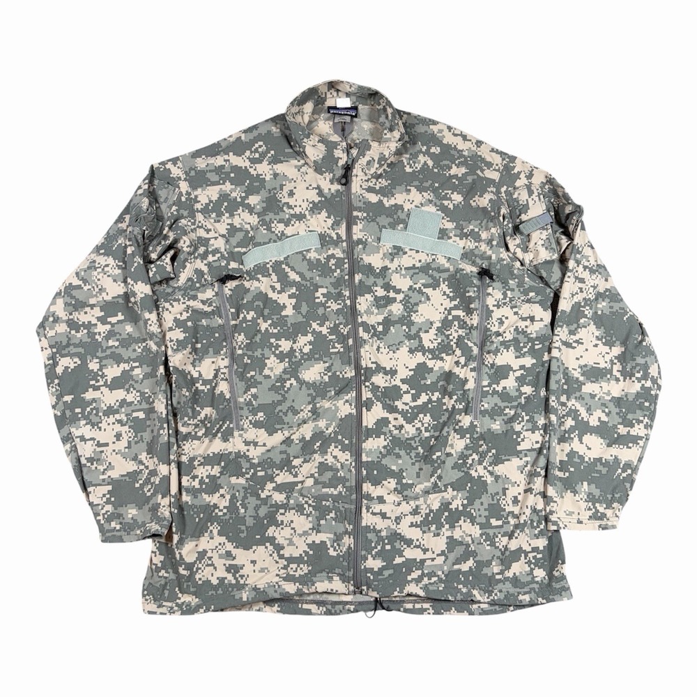 Patagonia Gen III Windshirt Full Zip ACU Digital Camouflage Jacket Men's L USA